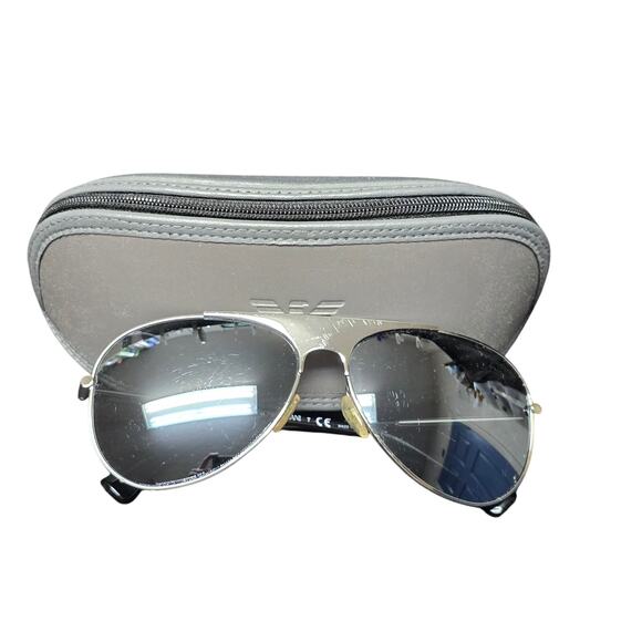 Emporio Armani Aviator Sunglasses EA 2003 3010/6G Gunmetal & Case main image 6